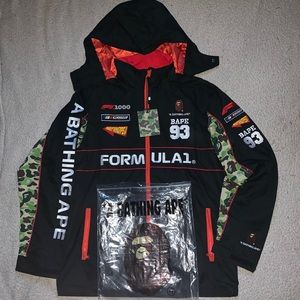 bape f1 jacket